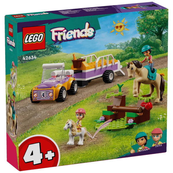 Lego Prikolica za konje i ponije, LEGO Friends