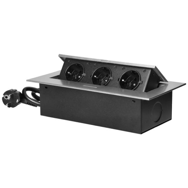 Orno Produžni kabel sa 3 x Schuko utičnice, ugradbena