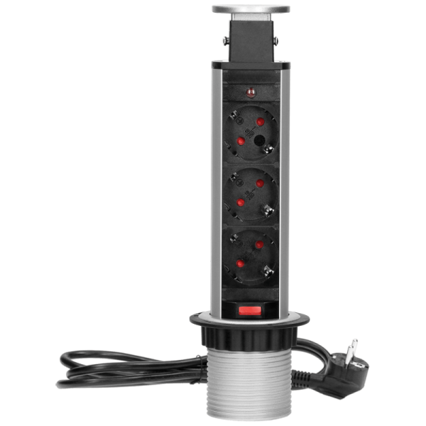 Orno Produžni kabel sa 3 x Schuko utičnice, ugradbena