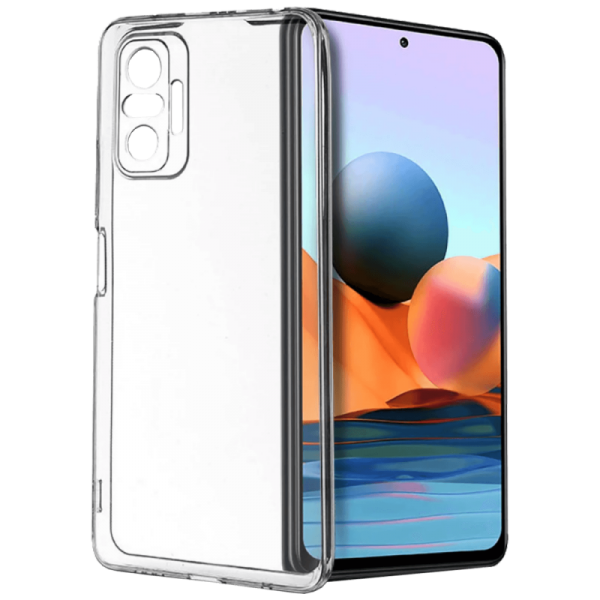 Platoon Maska za Redmi Note 10 Pro, silikonska, transparent