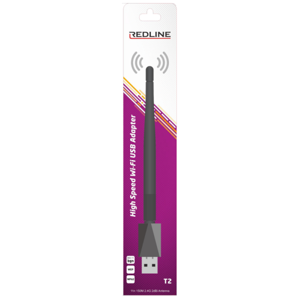 REDLINE Wi-Fi mrežna kartica, USB, 2.4 GHz, 2 dB, 150 Mbps, RT7601
