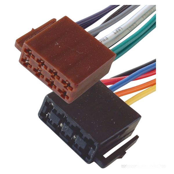 SAL Utičnica ISO, set, napajanje + zvučnici, 15cm, označene žice