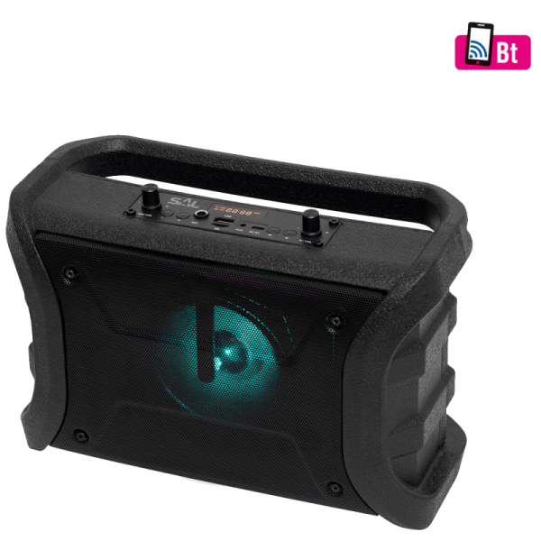 SAL Zvučnik bežični, Bluetooth, MP3, FM, KARAOKE, RGB, 8W
