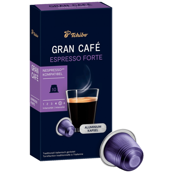 Tchibo Kapsule Gran Café Espresso Forte za Nespresso aparate, 10/1