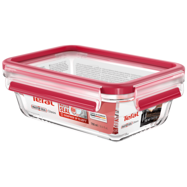 Tefal Staklena posuda sa poklopcem, 0.7 lit., MasterSeal Glass
