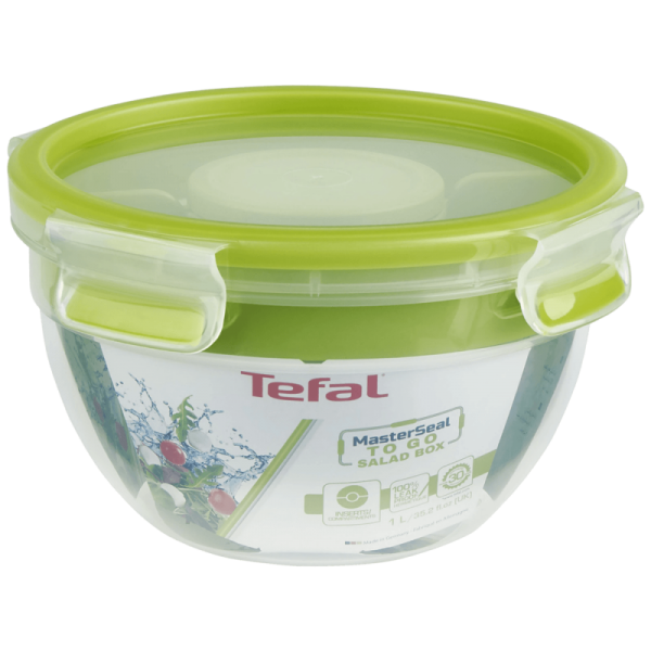 Tefal Plastična posuda za salatu, 1 lit., MasterSeal to GO
