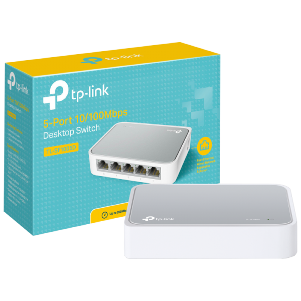 TP-LINK 5-Portni switch, 200Mbps, 10/100M - TL-SF1005D