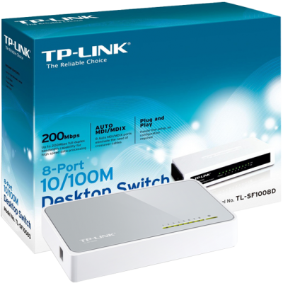 TP-LINK 8-Portni switch,...