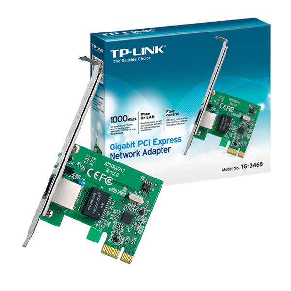 TP-LINK Mrežni adapter PCIe, gigabit 10/100/1000, ugradbeni
