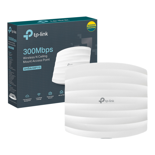 TP-LINK Wireless N Access Point, 300Mbps, 2.4GHz - EAP115