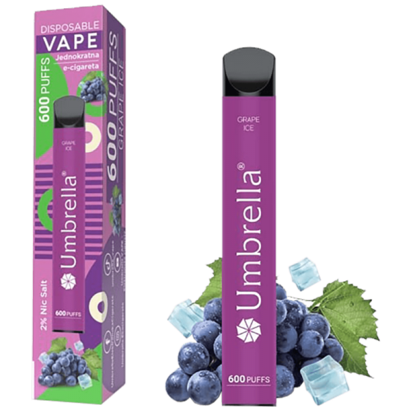 Umbrella Cigareta elektronska, jednokratna, Grape Ice 20mg