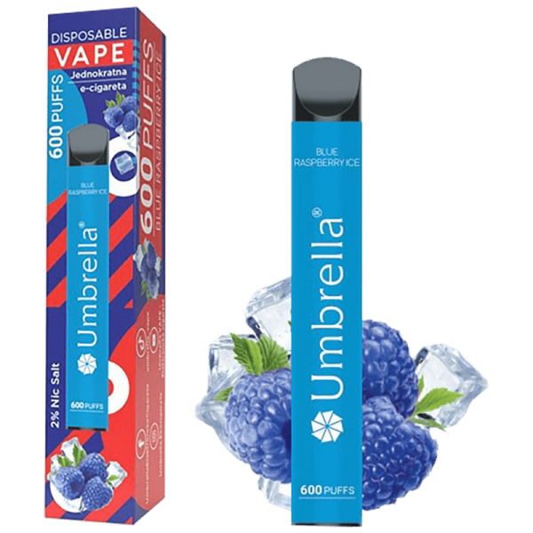 Umbrella Cigareta elektronska, jednokratna, Blue Raspberry Ice 20mg