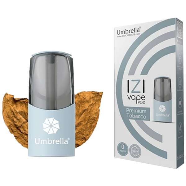 Umbrella Tekućina za e-cigarete, Izi Vape Pod Premium Tobacco 20mg