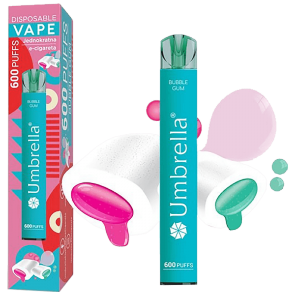 Umbrella Cigareta elektronska, jednokratna, Bubble Gum 20mg