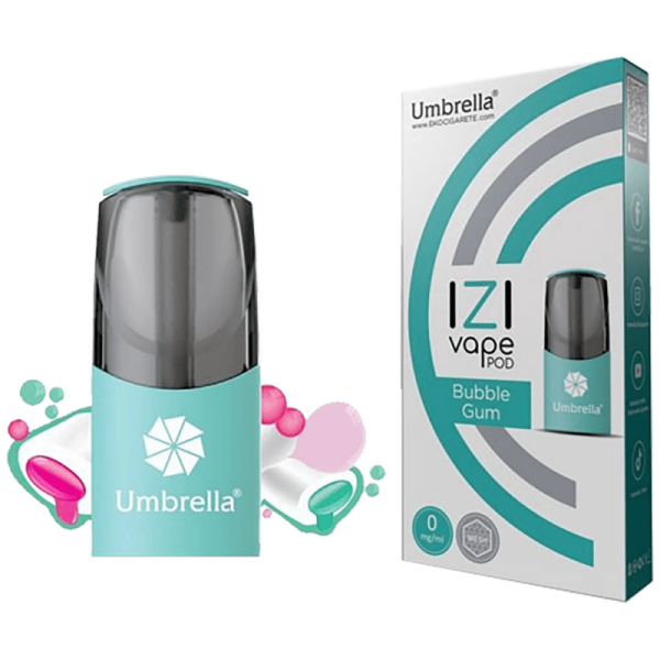 Umbrella Tekućina za e-cigarete, Izi Vape Pod Bubble Gum 10mg