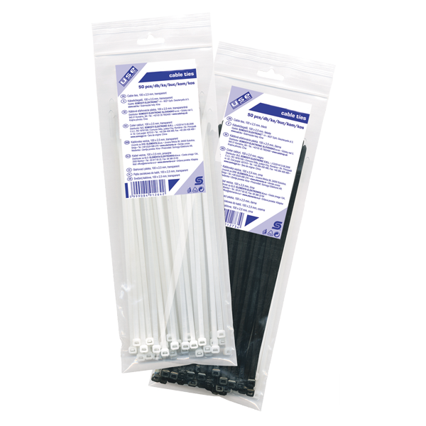 USE Plastične vezice 3,5mm x 150mm, pakiranje 50 kom.