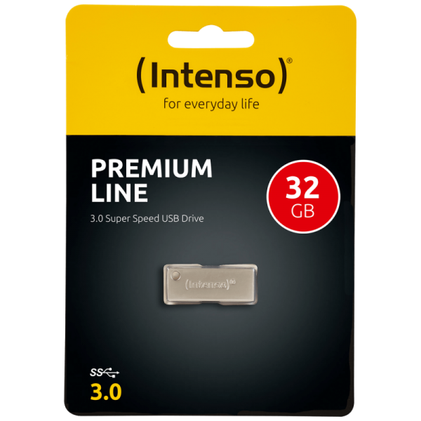 (Intenso) USB Flash 32GB Hi-Speed USB 3.0 up to 100MB/s, Premium Line