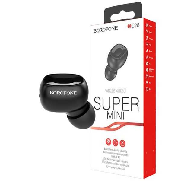 Borofone Slušalica bežična sa mikrofonom, Bluetooth, 40 mA, 4 h