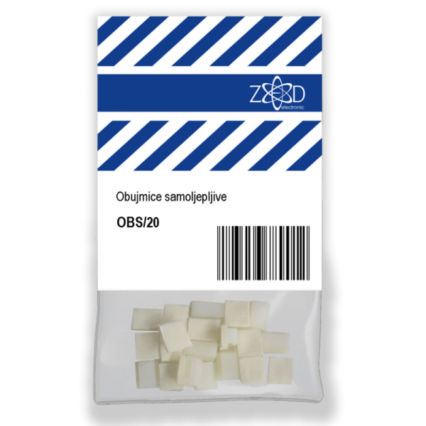 ZED electronic Obujmica samoljepljiva, pak. 20 kom. - OBS/20