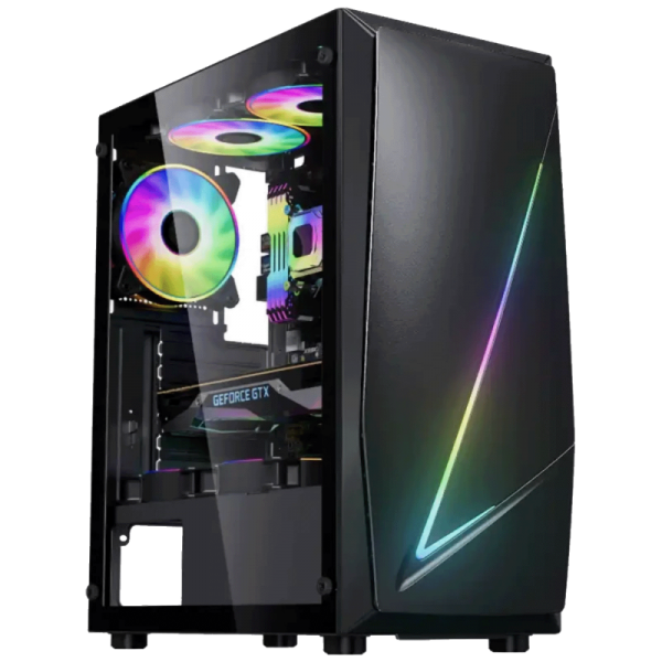 Zeus Desktop PC, Ryzen 5 5500, RX6600, 16GB DDR4, SSD 1 TB