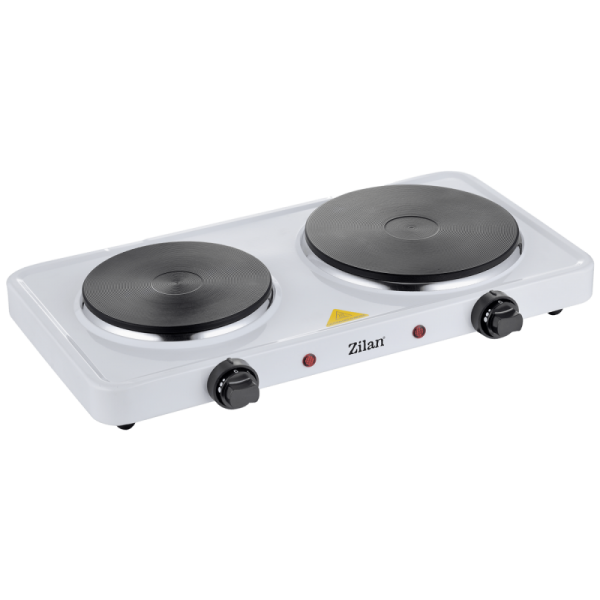 Zilan Električno kuhalo, 2 ploče - 15.5/18.5 cm, 2500 W, bijela