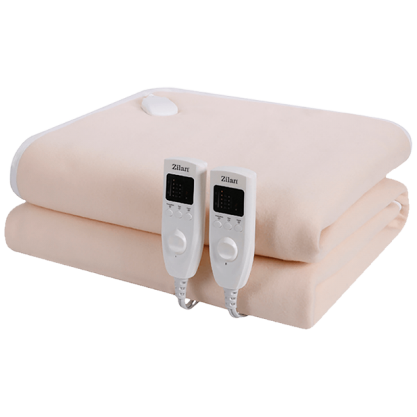 Zilan Električna deka, dvostruka širina,2 x 60 W,160 x 140 cm, bež