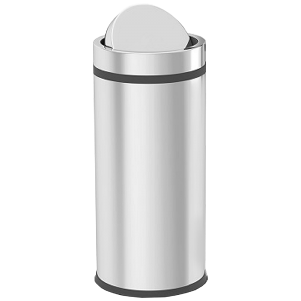 Zilan Kanta za smeće sa rotirajućim poklopcem, 11 lit., INOX
