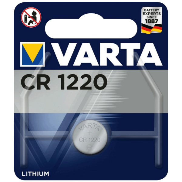 Varta Baterija litijska, CR1220, 3 V, dugmasta, blister 1 kom