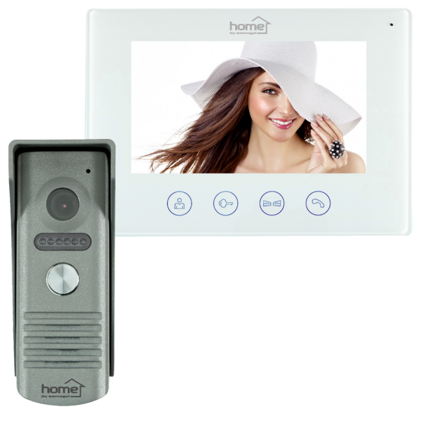 home Žični video interfon, set, 7" LCD display, WiFi