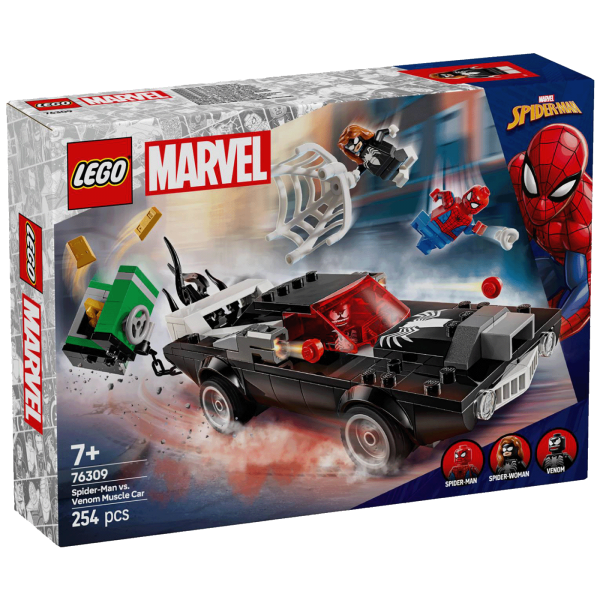 Lego Spider-Man protiv Venoma u sportskom autu, LEGO Marvel