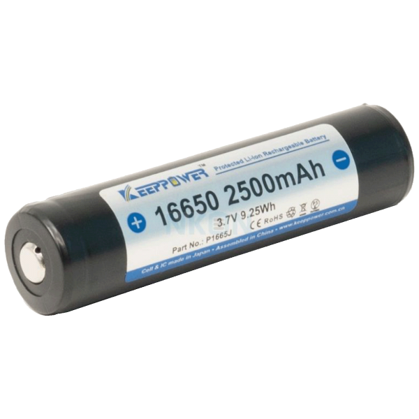 XTAR Baterija akumulatorska, 16650, 3.7V, 6A, 2500mAh