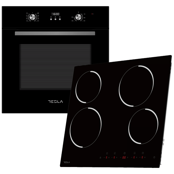 Tesla Set ugradbena pećnica /ploča, BO901MB+HV6401MB