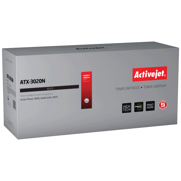 Activejet Toner za printer Xerox 3020, WorkCentre 3025, crni