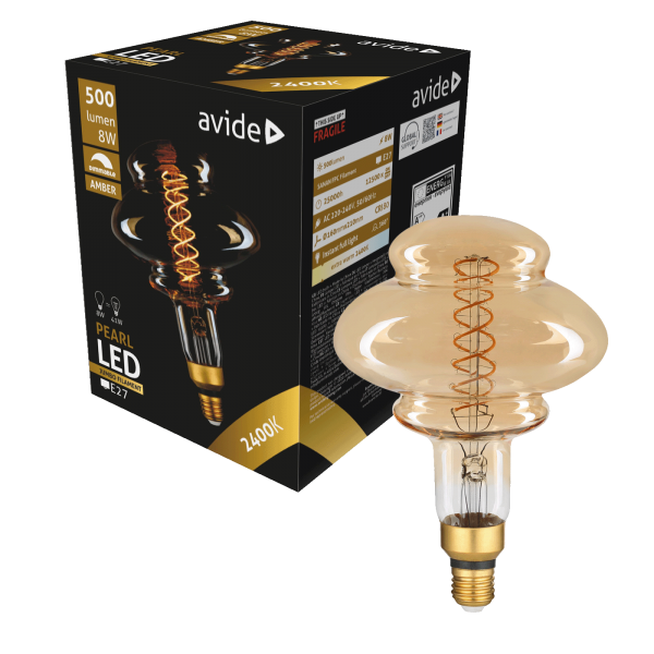 Avide Sijalica, LED 8W, E27 - Jumbo Amber 8W E27