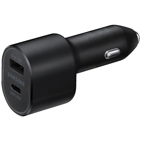 Samsung Auto punjač sa type C kabelom, brzi, USB-A, USB-C, 45W+15W