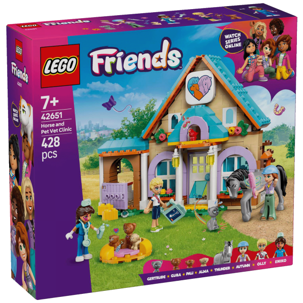 Lego Veterinarska klinika za konje i ljubimce, LEGO Friends