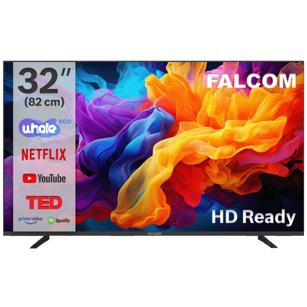 Falcom Televizor Smart LED TV HD Ready 32", Bluetooth ,WiFi
