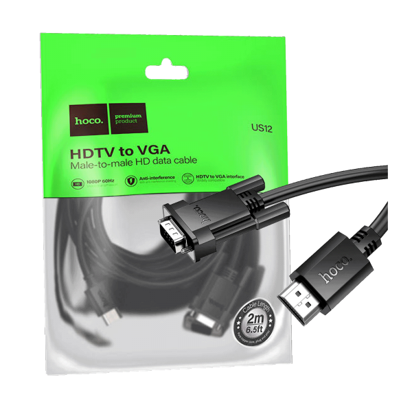hoco. HDMI na VGA kabl, dužina 2 met. - US12