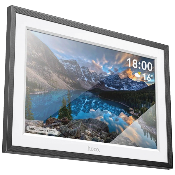 hoco. Digitalni foto okvir 10", LCD touch panelWiFi, microUSB