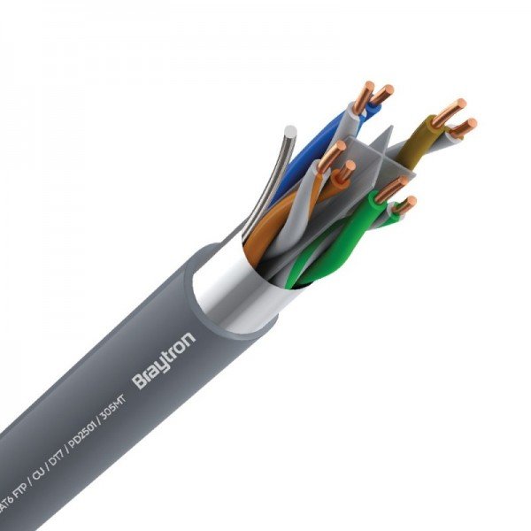 Braytron Kablovi, BRY-DATA-CAT6 FTP-DT7-CU-GRY-305M-CABLE, BZ20-00430