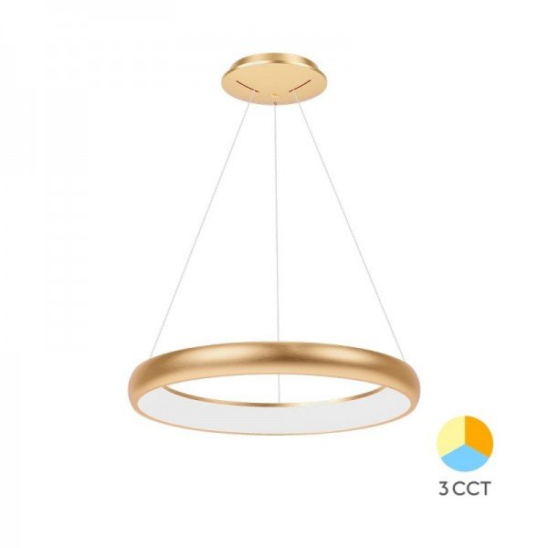 Braytron Visilica Bella, BRY-BELLA-MLP-PD-RND-GLD-46W-3IN1-IP20-CEILING LIG, BH17-03486
