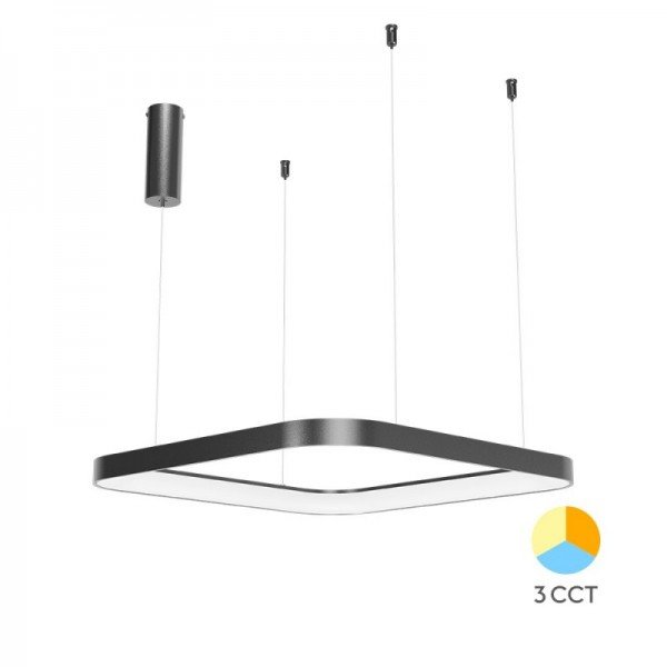 Braytron Visilica Bella, BRY-BELLA-SLP-PD-SQR-BLC-46W-3IN1-IP20-CEILING LIG, BH17-01981