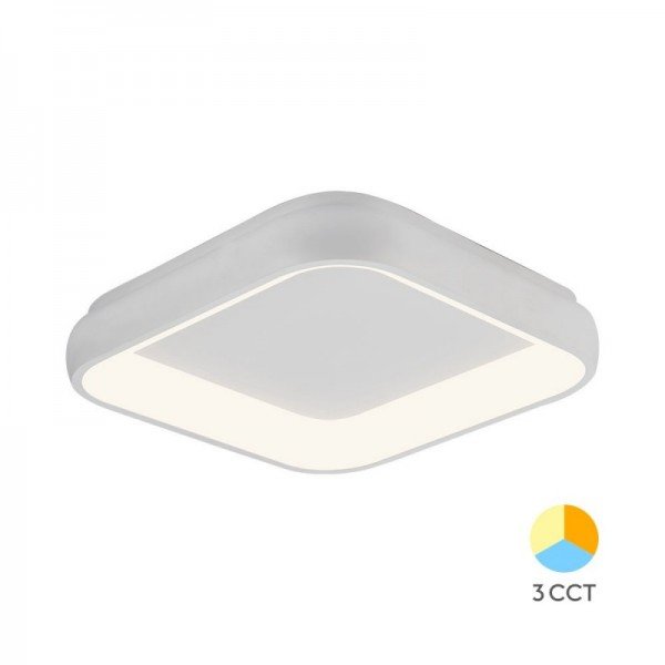Braytron Led plafonjera Bella, BRY-BELLA-MLS-SR-SQR-WHT-36W-3IN1-IP20-CEILING LIG, BH17-02880