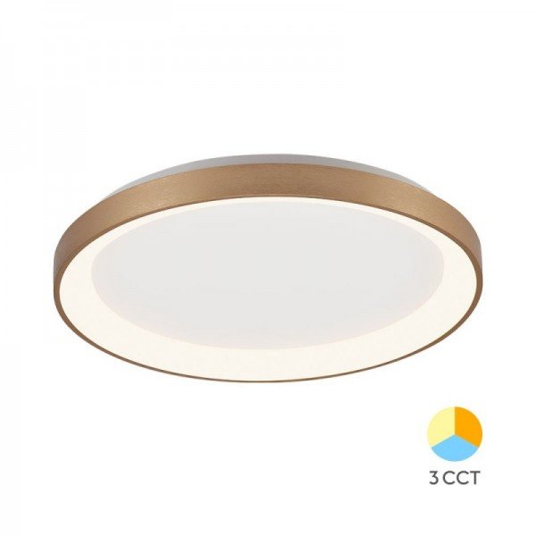 Braytron Led plafonjera Bella, BRY-BELLA-SLS-SR-RND-GLD-36W-3IN1-IP20-CEILING LIG, BH17-00286