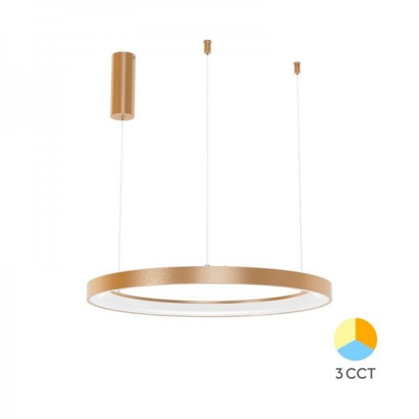 Braytron Visilica Bella, BRY-BELLA-SLP-PD-RND-GLD-36W-3IN1-IP20-CEILING LIG, BH17-01286
