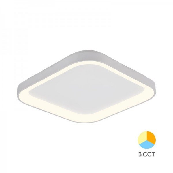 Braytron Led plafonjera Bella, BRY-BELLA-SLS-SR-SQR-WHT-36W-3IN1-IP20-CEILING LIG, BH17-00780