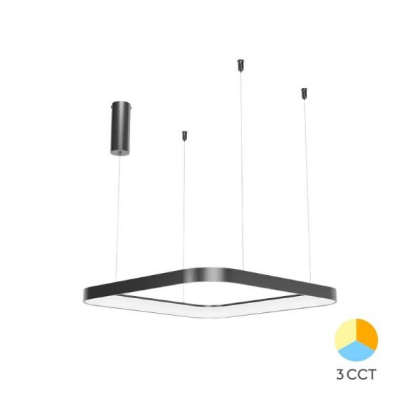 Braytron Visilica Bella, BRY-BELLA-SLP-PD-SQR-BLC-36W-3IN1-IP20-CEILING LIG, BH17-01781