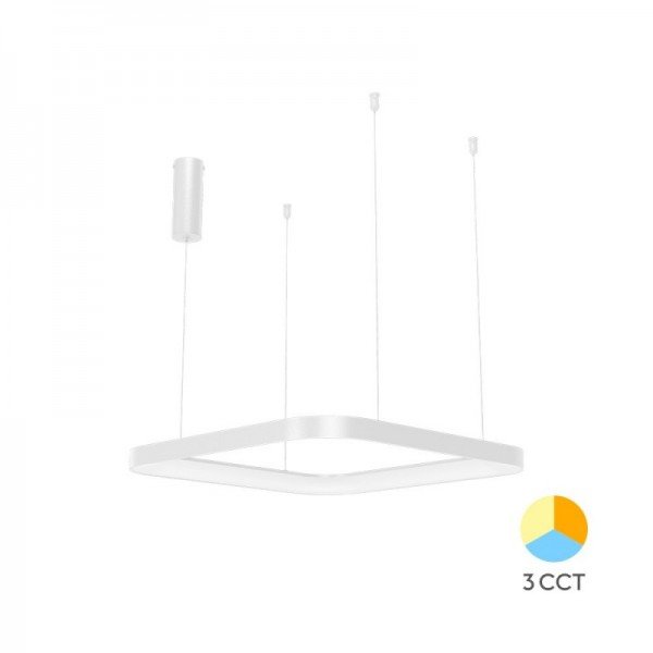 Braytron Visilica Bella, BRY-BELLA-SLP-PD-SQR-WHT-36W-3IN1-IP20-CEILING LIG, BH17-01780