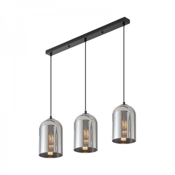 Braytron Prozirno staklo, BRY-S004S-3H-3xE27-SMK-PENDANT LIGHT, BV01-00042
