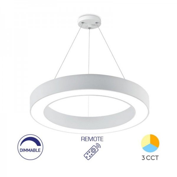 Braytron Visilica Blade, BRY-BLADE-PD-RND-WHT-45W-RMT-CEILING LIGHT, BH16-06290